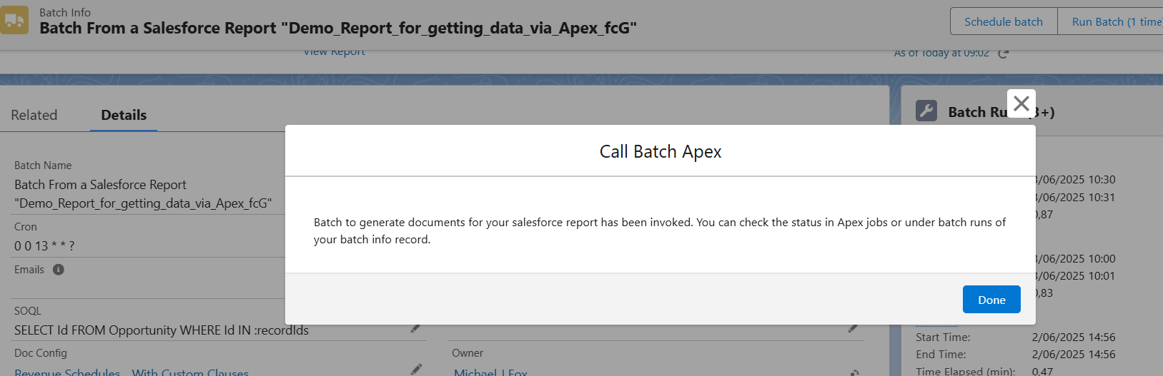 Bulk doc generation from salesforce report pic9