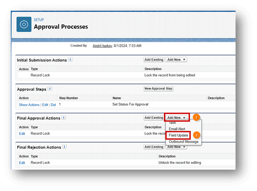 Contract Butler-Configure Approval ProcessPicture23