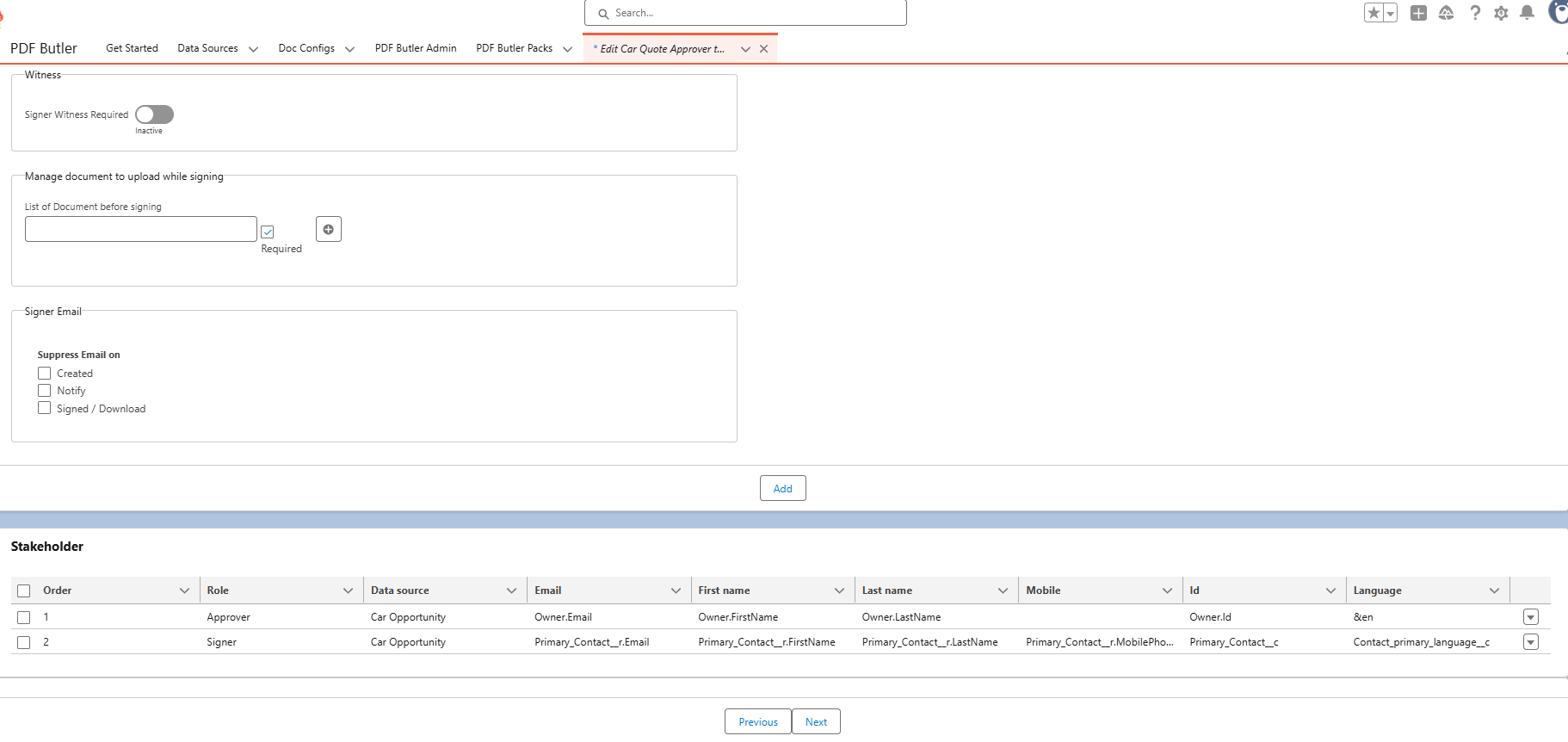 Approver Stakeholder Role pic1